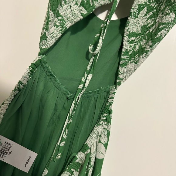 American Eagle Outfitters Green Floral Dress - Picture 8 of 10